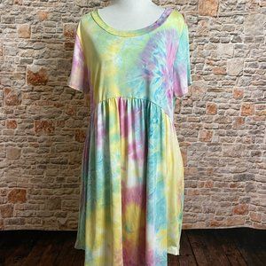 NWT Tie Dye T-Shirt Dress